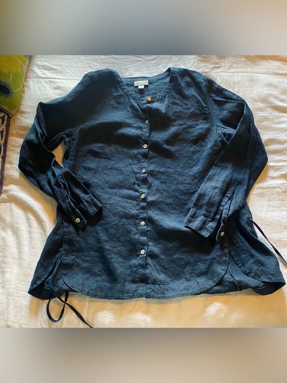 J. Jill love linen long sleeve shirt